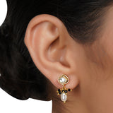 Gold Plated Kundan Pearl Choker Set