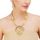 Grishma Gold Plated Kundan Necklace Set