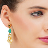 Grishma Gold Plated Kundan Necklace Set