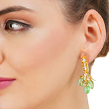Grishma Gold Plated Kundan Fluorite Necklace Set