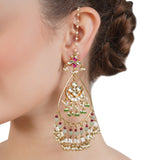 VILANDI PEAR DROP KUNDAN CHANDBALI