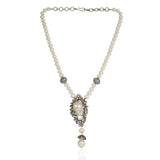 Silver Plated Baisakh Baroque Necklace Set