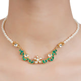 VILANDI KUNDAN PEACOCK NECKLACE