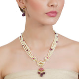 VILANDI CHAND KUNDAN NECKLACE SET