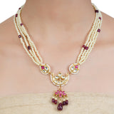 VILANDI CHAND KUNDAN NECKLACE SET