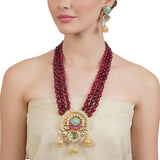 RATNA INTRICATE KUNDAN NECKLACE SET