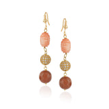 Gold Plated Baisakh Tiger Eye Necklace Set