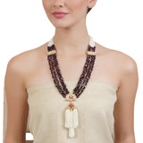 RATNA KUNDAN TASSEL NECKLACE