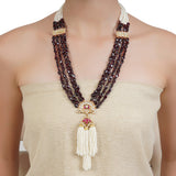 RATNA KUNDAN TASSEL NECKLACE