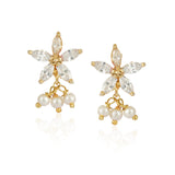 Gold Plated Baisakh Zircon Necklace Set