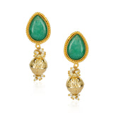 Samyukta Kundan Green Necklace Set