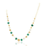 Dor Gold Plated  Green Onyx String Set