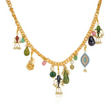 Samyukta Multi Charm Necklace Sautoir
