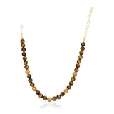 Dor Gold Plated Tiger's Eye Strand Set