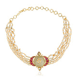 Samyukta Aventurine Kundan Choker
