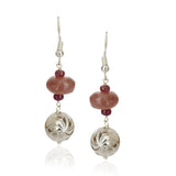 Dor Silver Plated Pink Jade String Set