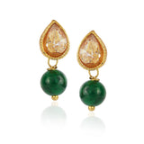 Gold Plated Baisakh Green Onyx Choker Set