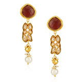 Samyukta Citrine Pearl Necklace Set