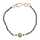 Gold Plated Mangalya Zircon Bracelet