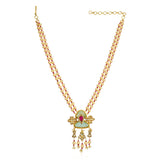 Samyukta Kundan Fluorite Pearl Necklace Set