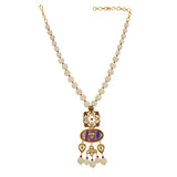 Samyukta Fluorite Kundan Necklace Set