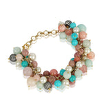 Multi Beads Zircon Balls Bracelet