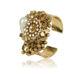 Gold Plated Kundan Gold Ghungroo Bangle