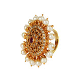 RATNA POLKI FLOWER RING