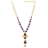 Samyukta Amethyst Kundan Necklace