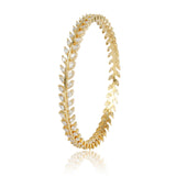 Gold Plated Zircon Bangle
