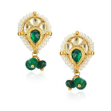 Samyukta Kundan Green Onyx Choker Set