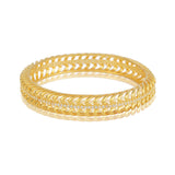 Gold Plated Zircon  Bangle