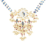 VILANDI BLUE KUNDAN CHOKER SET