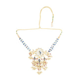 VILANDI BLUE KUNDAN CHOKER SET