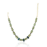 Dor Gold Plated Melon Aventurine Carved String Set