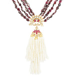 RATNA KUNDAN TASSEL NECKLACE