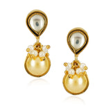 Samyukta Kundan Blue Agate Necklace Set