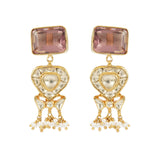 RATNA TASSLE KUNDAN PENDANT SET