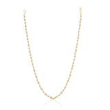 Dor Gold Plated Pink Coral Rose Bud Beads String Set