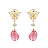 VILANDI LABRODITE KUNDAN PENDANT SET