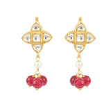 VILANDI RED KUNDAN CHAND CHOKER SET