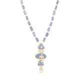 RATNA BLUE PENDANT SET