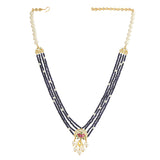 VILANDI BLUE KUNDAN NECKLACE SET