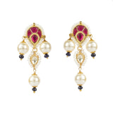 VILANDI BLUE KUNDAN NECKLACE SET