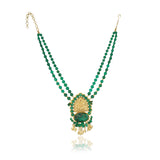 Gold Plated Neel Temple Malachite Heritage Set