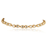 Gold Plated Celestial Leaf Choker Set