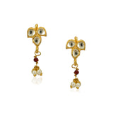 Grishma Gold Plated Kundan Garnet Choker Set