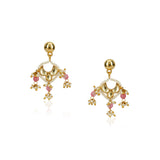 Grishma Gold Plated Kundan Pink Choker Set