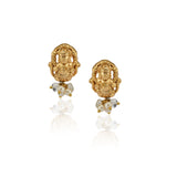 Gold Plated Ganesh Marcasite Necklace Set