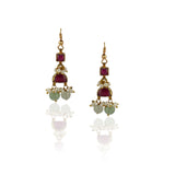 Gold Plated Neel Kundan Necklace Set